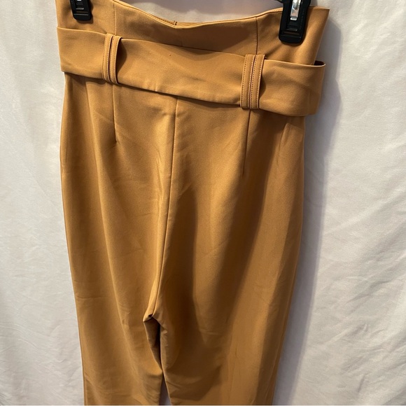 Love Republic Belted High-Waist Trousers 8 Cropped Workwear Office Corpcore Pant - Picture 8 of 16